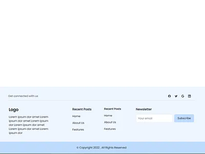 Tailwind CSS Footer css html tailwind css ui web design website