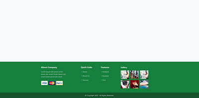 Tailwind CSS Footer css html tailwind css uiux web design