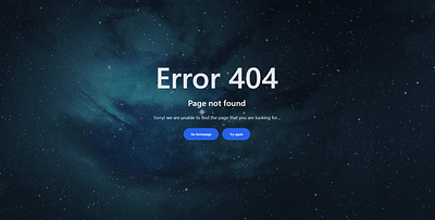 Tailwind CSS Error Page css html tailwind css uiux web design