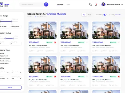 Real estate app design application design branding real estate app design ux ux design