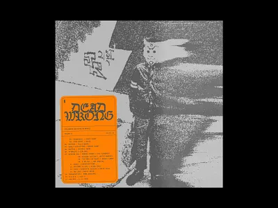 Dead Wrong album artwork album cover halloween horror layout music photography playlist scary typography