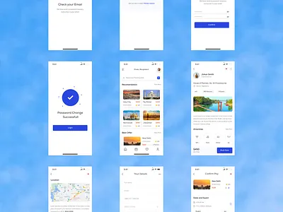 Travel Mobile App Design ai app design figma mobile app psd travel app ui xd
