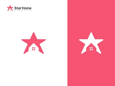 Star Home Modern minimalist Logo and Branding Design brand identity brand logo branding business logo colorful logo company logo concept design flat graphic design home logo logo logo design logo mark logotypo minimal logo minimalist modern logo real estate logo vector
