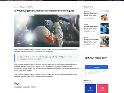Tailwind CSS Single Page css html tailwind css uiux web design
