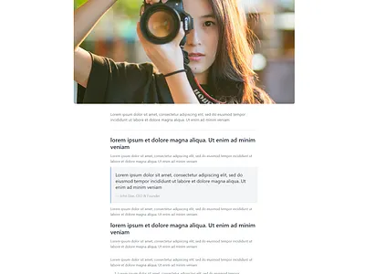 Tailwind CSS single Page css html tailwind css uiux web design