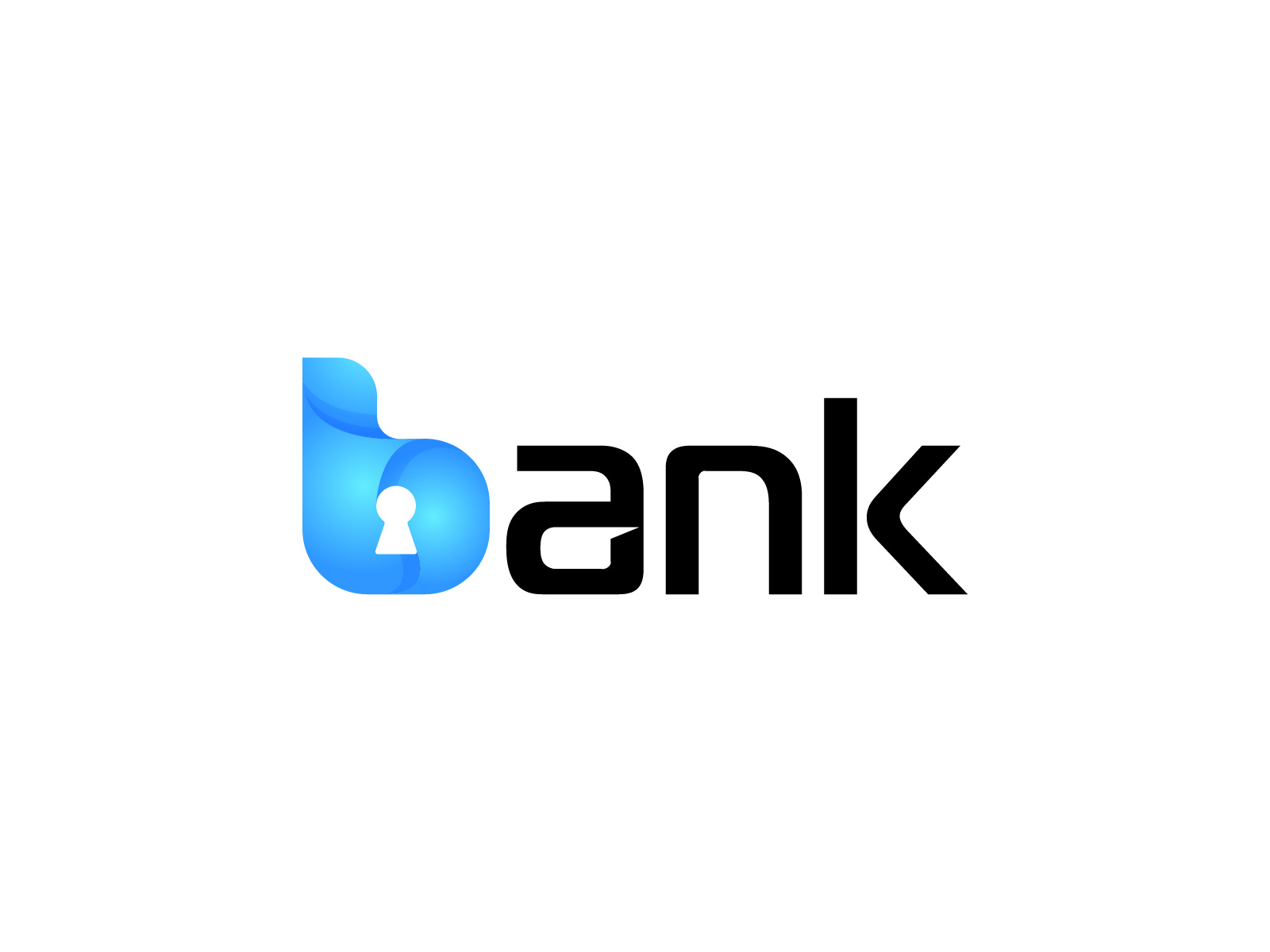 Letter b + Security Logo - Bank Lock Logo . by Rahid Rehman on Dribbble