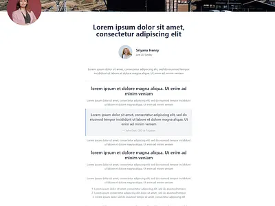 Tailwind CSS Single Page css html tailwind css uiux web design