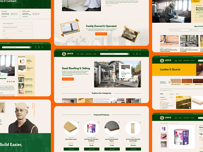 Home Renovation Store - Website Redesign branding design digital agency figma guidelines home renovation logo rebrand ui ux visual identity visual rebrand web design web redesign