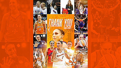 Diana Taurasi - Retired adobe photoshop basketball creative design graphic photoshop retirement social social media typography wnba