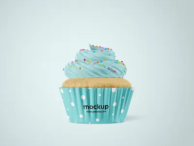 Free Cupcake Mockup bakery cupcake cupcake 3d model cupcake 3d renders cupcake design cupcake hd images cupcake psd free cupcake template