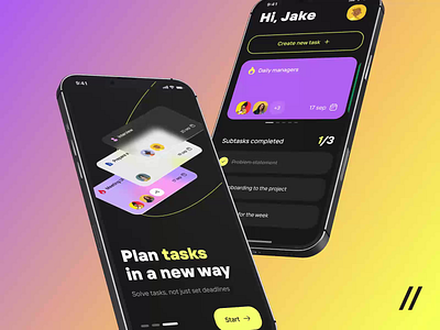 Task Manager Mobile IOS App android animation app design app interaction daily dashboard design design ui interaction interface ios management mobile mobile app mobile ui planning task task management ui ux