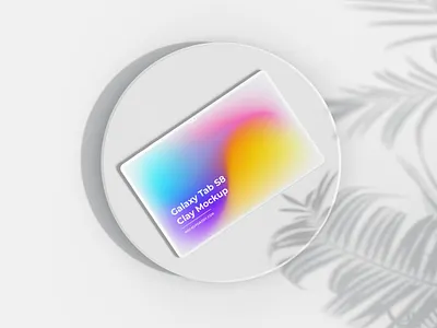 Free Samsung S8 Tab Clay Mockup s8 tab s8 tab design s8 tab photoshop s8 tab psd free samsung s8 tab samsung tab images tab 3d model