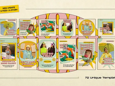 (New Update) Vol.6 Groov Instagram Pack Template instagram story