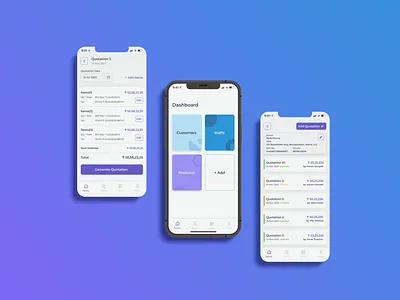 Quote Book app branding design graphic design typography ui ux vector