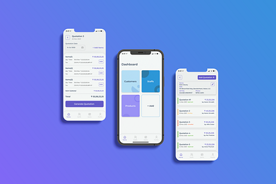 Quote Book app branding design graphic design typography ui ux vector