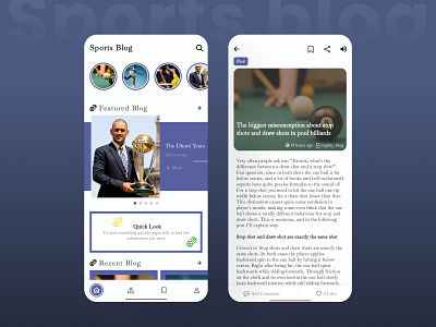Sports blog app wordpress news