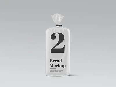 Free Bread Packaging Mockup bread design bread packaging bread packaging design bread packaging template bread packet bread packet 3d model