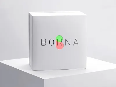 BORNA / Cosmetics company branding design graphic design logo minimal