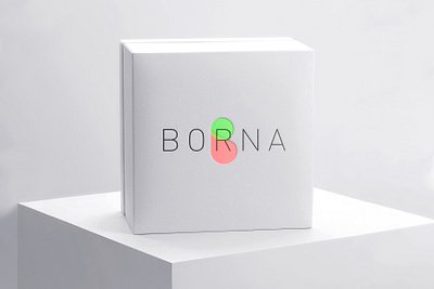 BORNA / Cosmetics company branding design graphic design logo minimal