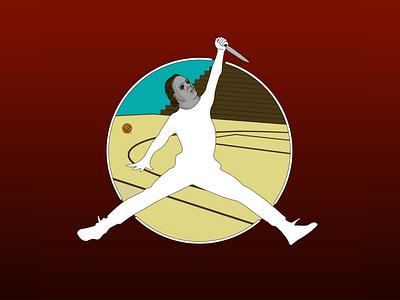 I wanna be like Mike graphic design happyhalloween illustration jumpman michaelmyers slasher vector