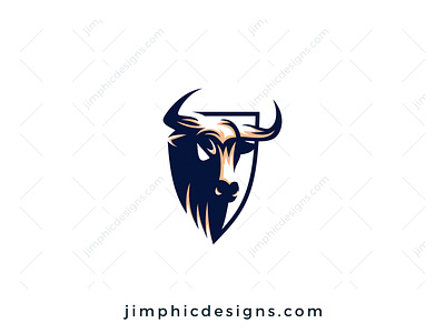 Bull Logo branding design graphic design logo vector