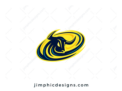 Bull Storm Logo branding design graphic design logo vector