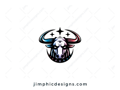 Bull Logo branding design graphic design logo vector