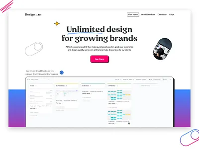 Design-On: Unlimited Design Service branding graphic design logo logo design product design productdesign typography ui ux visualdesign webflow