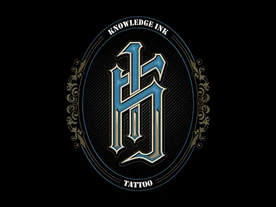 Knowledge Ink Logo | KI branding casual design graphic design hooligan illustration logo monogram tattoo tifosi vector