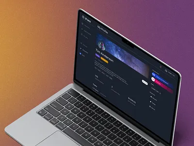 Share — Account Profile account profile arketplace design design agency freelance platform product design profile ui uiux uiuxdesign ux web design web3.0