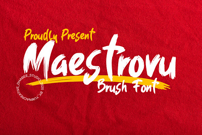 Maestrovu – Brush Font asia branding brush design font handwritten illustration ink modern new paint rough script textured typeface typography ui urban vintage web