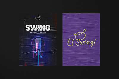 Swing Entertainment Branding branding design graphic design logo music