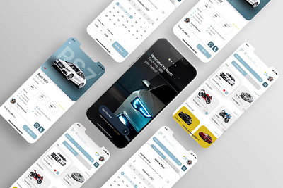 Rent-A-Ride App | Rental App app car design figma graphic design inspiration mobile app mockup photoshop product design rent rental app ui uiux user experience user interface ux