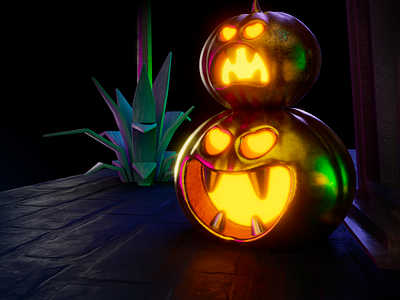 Spookylicious Halloween 3dpumpkin arnoldrender c4d character design cinema 4d dribbble halloween halloween3d halloweenish horror horrormovie jack olantern maxon