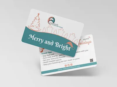 Christmas Card Design advert advertisement branding card design christmas card christmas card design design gift card gift card design graphic design loyalty card marry and bright marry christmas card postcard promo card promotion promotional reward card