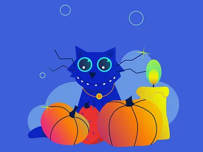 Happy Halloween! character design illustration ui web