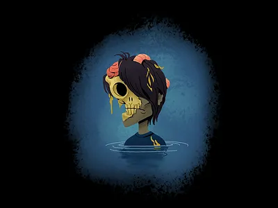 Swamp Zombie animation cartoon characterdesign cool design gamedesign ghoul halloween illustration spookyseason undead zombie