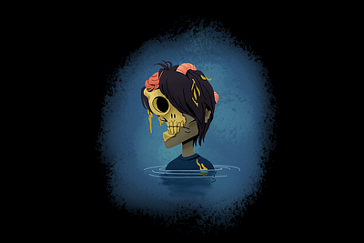Swamp Zombie animation cartoon characterdesign cool design gamedesign ghoul halloween illustration spookyseason undead zombie