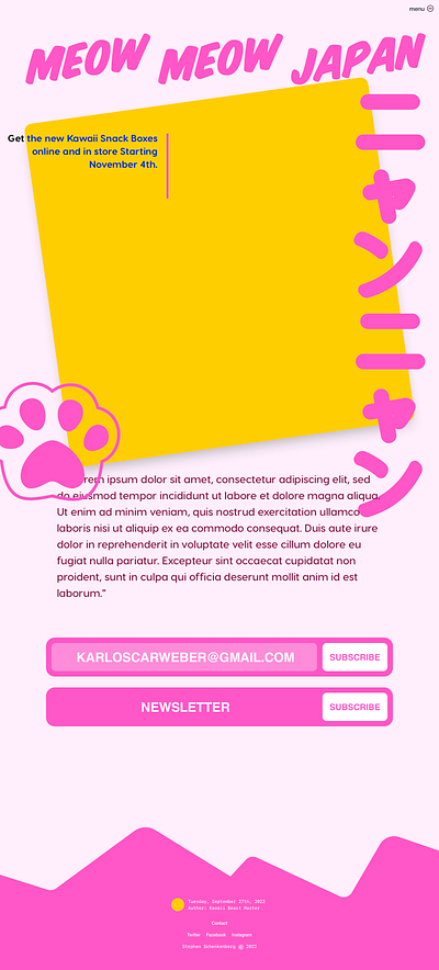 MeowMeowJapan 001 branding design redesign