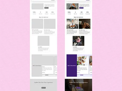 Voe(airline landing page)- Tablet view airline landing page airport landing page tablet ui tablet ui design tablet view ui ui design