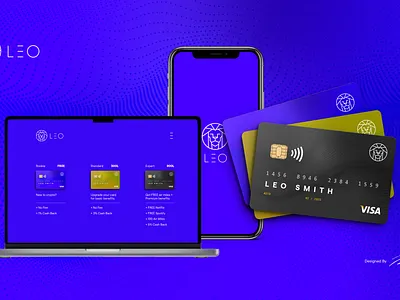 LEO - UI UX & BRANDING app branding design graphic design illustration logo typography ui ux vector