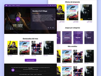 Nerve Games - Landing Page app branding design graphic design illustration logo typography ui ux