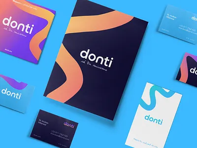 DONTI - Brand design branding design graphic design illustration logo