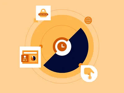 Insurance broker illustration insurance