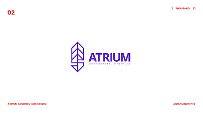 Atrium architecture studio LLC artwork bold brand brand identity branding creative design golden ratio goldencircle goldenration graphic design icon illustration logo logomaker logotype minimal minimalist simple studio