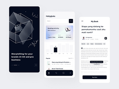 Book app 📖 app book article audiobook author book books bookstore branding comic e book e library ecommerce highlighter kids novel onboarding reader reading sketch storybook