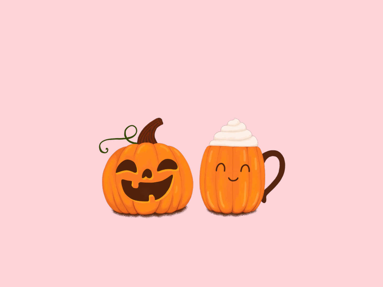 Do you wanna spice things up? autumn colors autumn mood cute illustration fall vibes flirty halloween ill0graph illograph illustration pumpkin illustration pumpkin spice pumpkin spice latte spicy pumpkin