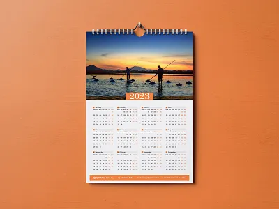 2023 Wall Calendar Design 2023 2023 calendar 2023 calendar design 2024 branding calendar calendar design calendar template design desk calendar graphic design graphicsobai logo popular print wall calendar wall calendar 2023 wall calendar design