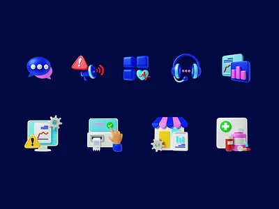 3D Icons 3d 3dicon app design illustraion illustration ui ux