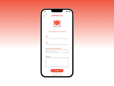 #DailyUI Day 028 Contact Us app design ui ux